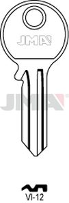 JMA VI-12 Cilindričan ključ (Silca VI1R / Errebi VS4R)