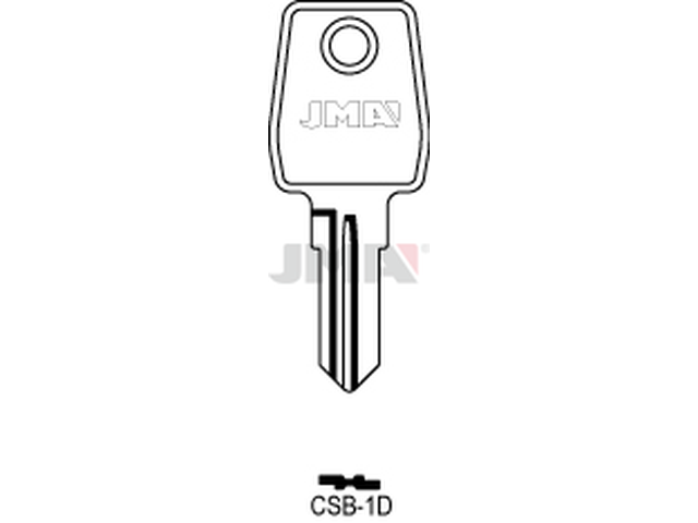 CSB-1D Cilindričan ključ (Silca CAX1R / Errebi CSB1R) 12788
