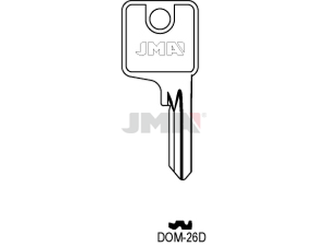 DOM-26D Cilindričan ključ (Silca DM63 / Errebi DM36) 12868
