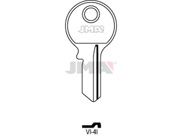VI-4I Cilindričan ključ (Silca VI082 / Errebi V4RD) 14052