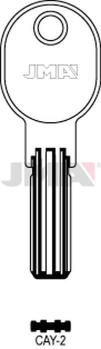 JMA CAY-2 Specijalan ključ (Silca CYS2/Errebi CAY2)