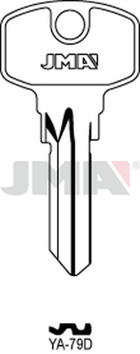 JMA YA-79D Cilindričan ključ (Silca YA89 / Errebi YI5DM)