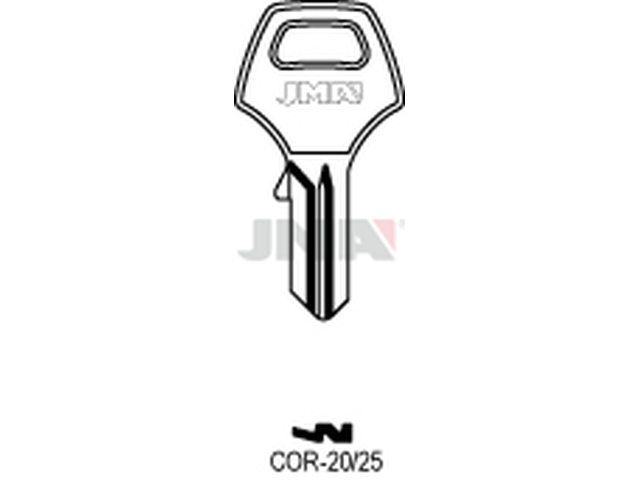 COR-20-25 Cilindričan ključ (Silca CB9 / Errebi CO3PD) 12765