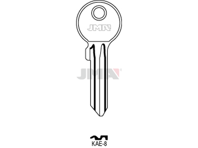 KAE-8 Cilindričan ključ (Silca KLE7RX / Errebi KAL10R) 13306