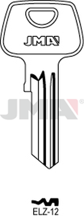 JMA ELZ-12 Cilindričan ključ (Errebi EZ13R)