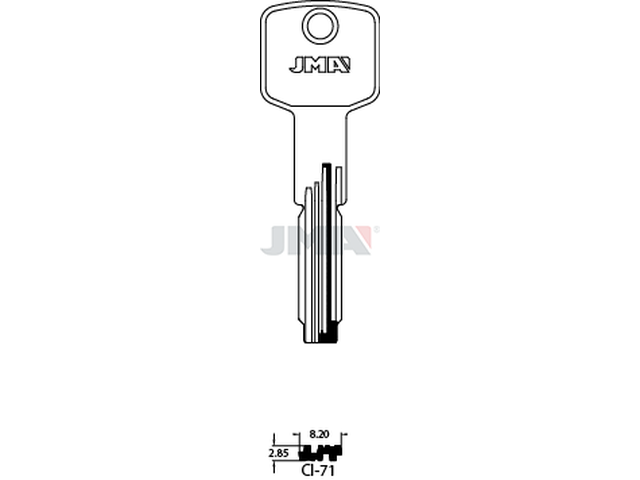 CI-71 Specijalni ključ (Errebi C25L, C74*/ Silca CS186) 20267