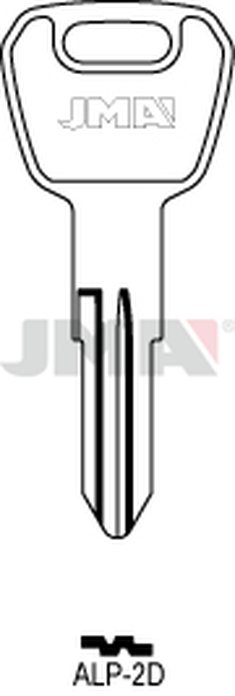 JMA ALP-2D Cilindričan ključ (Silca ALP9R / Errebi AH8R)