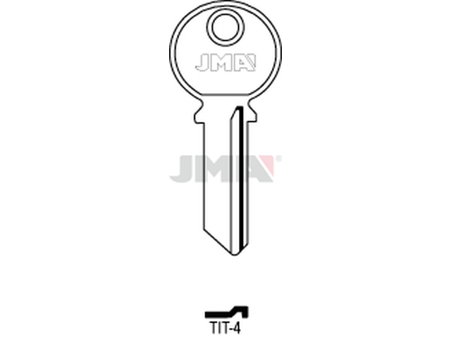 TIT-4 Cilindričan ključ (Silca TN14 / Errebi TT12R) 13769