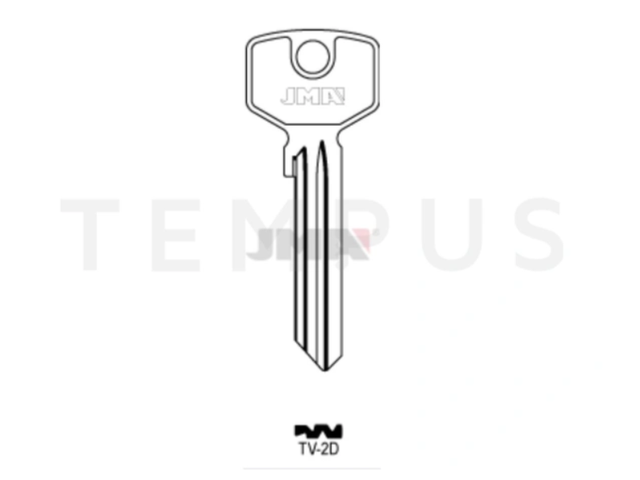 TV-2D Cilindričan ključ (Silca TR8 / Errebi TV3) 19543