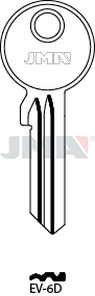 JMA EV-6D Cilindričan ključ (Silca EV10X / Errebi EV5A)
