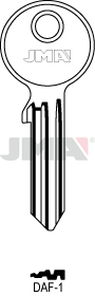 JMA DAF-1 Cilindričan ključ (Silca DF3R / Errebi DF1R)
