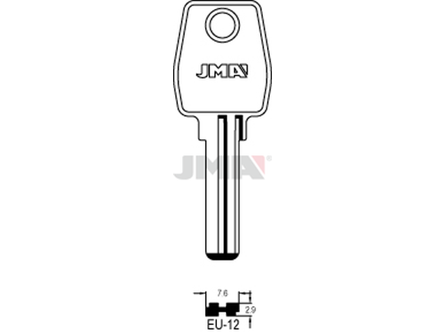 EU-12 Specijalan ključ (Silca EU17 / Errebi EL11) 12932