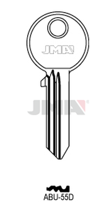 JMA ABU-55D Cilindričan ključ (Errebi AU18/Silca AB21)