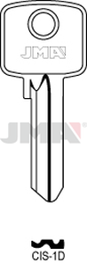 JMA CIS-1D Cilindričan ključ (Silca CIS5 / Errebi CIS5D)