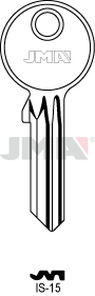 JMA IS-15 Cilindričan ključ (Silca IE27R / Errebi I17R)