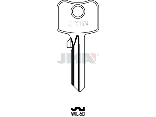WIL-5D Cilindričan ključ (Silca WK55 / Errebi WI5D1) 14082