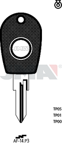 JMA TP00AF-14.P3 (Silca GT16T0 / Errebi T00SP28PB)