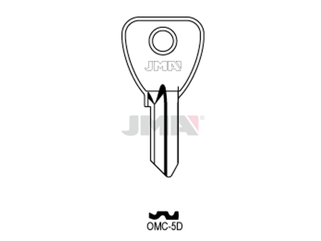 OMC-5D Cilindričan ključ (Errebi O4RD/Silca OC2) 20841