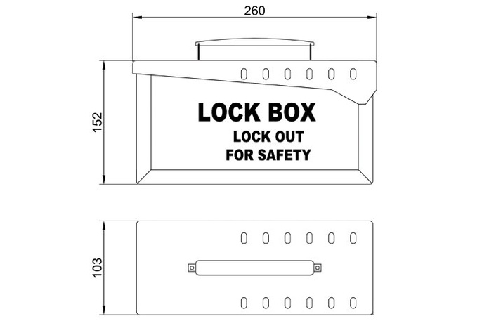 IFAM GROUP BOX 12 PADLOCKS 090540 Lockout kutija