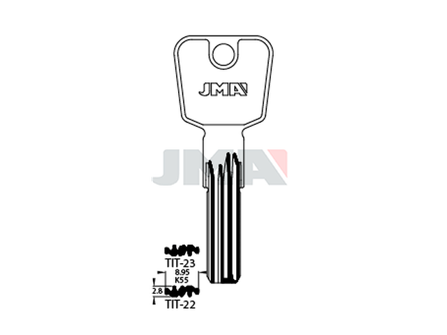 TIT-22 Specijalan ključ (Silca TN32 / Errebi TT27) 14928