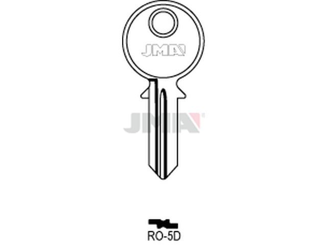 RO-5D Cilindričan ključ (Silca RO33, RO10 / Errebi R5LR) 13647