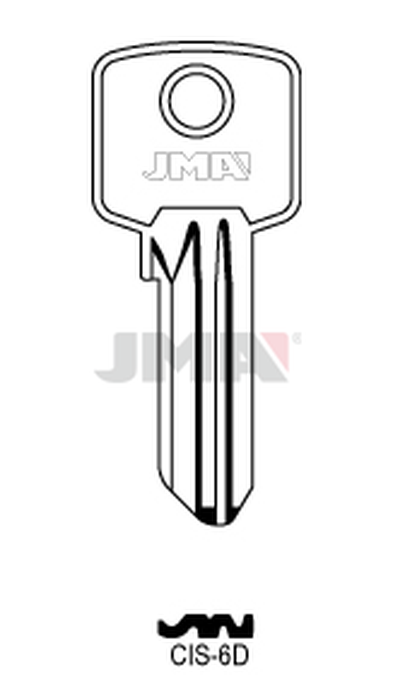 JMA CIS-6D Specijalan ključ (Errebi CIS8/Silca CIS12)