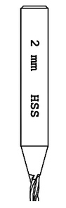 OSTALI HSS 2 mm