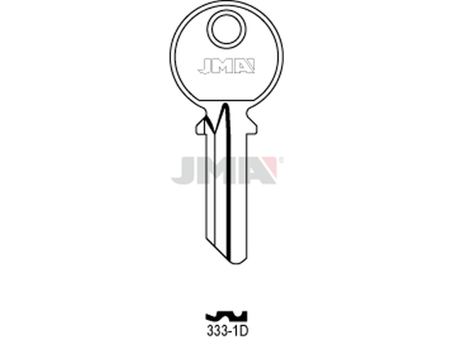 333-1D Cilindričan ključ (Silca TRE1, CC2 / Errebi CC5D ) 12453