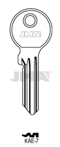 JMA KAE-7 Cilindričan ključ (Errebi KAL1RL/Silca KLE3RX)