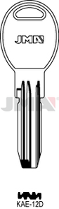 JMA KAE-12D Specijalan ključ (Silca KLE10R / Errebi KAL13)