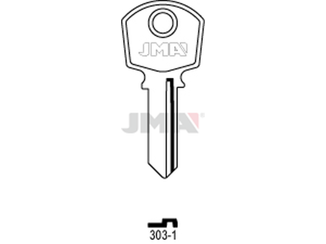 303-1 Cilindričan ključ 12451
