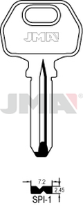 JMA SPI-1 Specijalan ključ (Silca SPR2 / Errebi SPR2)