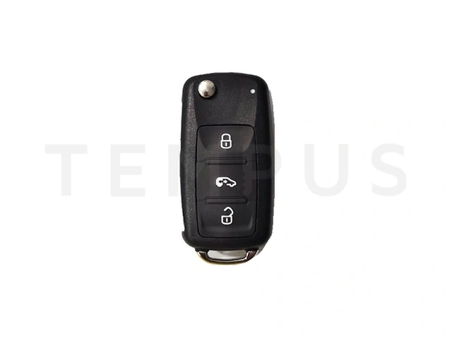 EL VW 31 - VW Transporter Multivan Caravelle, 7E0837202AJ, daljinac 4 tastera, aftermarket, Megamos 48 433MHz 20161