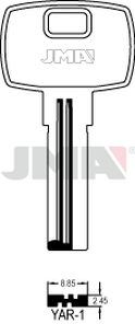 JMA YAR-1 Specijalan ključ (Silca YD6R / Errebi YR1R)