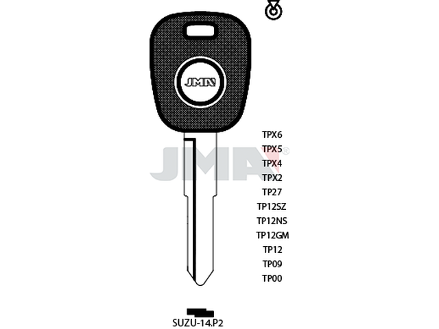 TP00SUZU-14.P2 (Silca HU133RTE / Errebi T00SZ15P) 13924