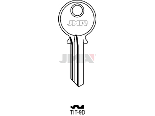 TIT-9D Cilindričan ključ (Silca TN4 / Errebi TT4) 13778