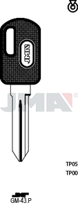 JMA TP00GM-43.P (Silca B103-PT / Errebi T00GM38P)