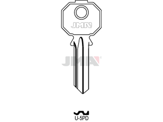 U-5PD Cilindričan ključ (Errebi UP5D) 20140