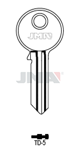 JMA TD-5 Cilindričan ključ (Errebi FT17/Silca FH11)