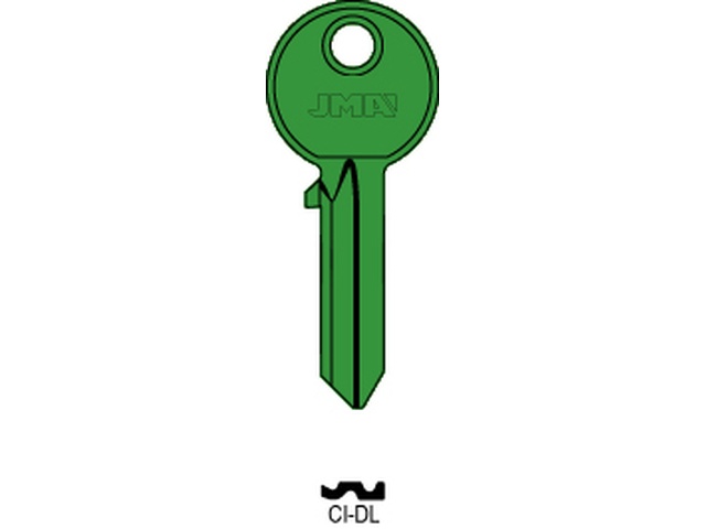 CI-DL VERDE Cilindričan ključ (Silca CS206, AB1, CS206 / Errebi C5D,AU5D, C5D) 14188