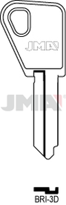 JMA BRI-3D Cilindričan ključ (Silca BD4R / Errebi BD8R)