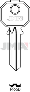 JMA PR-5D Cilindričan ključ (Silca PF210 / Errebi P5D)