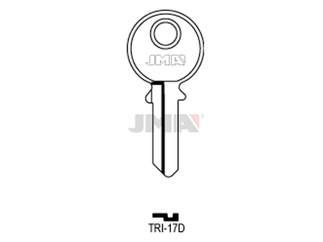 TRI-17D Cilindričan ključ(Errebi TR17/Silca TL15) 20679