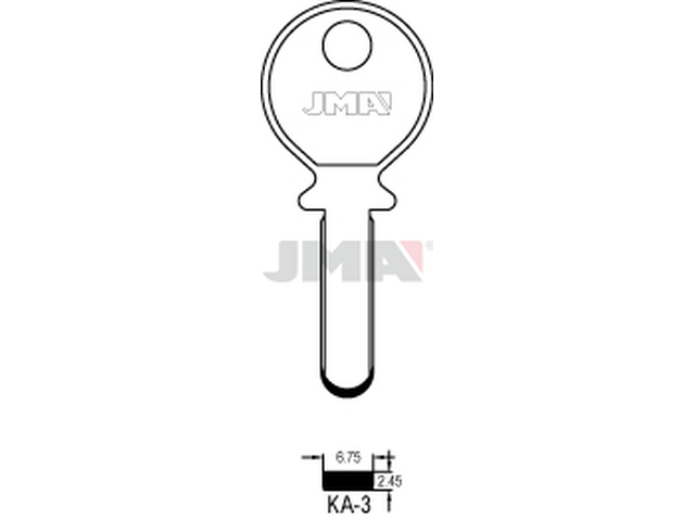 KA-3 Specijalan ključ (Silca KA5 / Errebi KB4) 13292