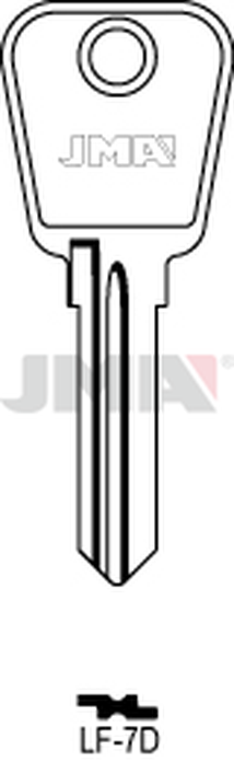 JMA LF-7D Cilindričan ključ (Silca LF32R,LF19R / Errebi LF20R)