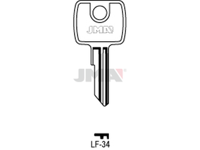 LF-34 Cilindričan ključ (Silca LF54 / Errebi LF60) 13392