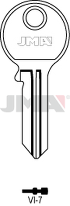 JMA VI-7 Cilindričan ključ (Silca VI13 / Errebi V14)