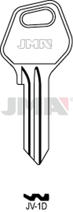 JMA JV-1D Cilindričan ključ (Silca JL3 / Errebi JV1)