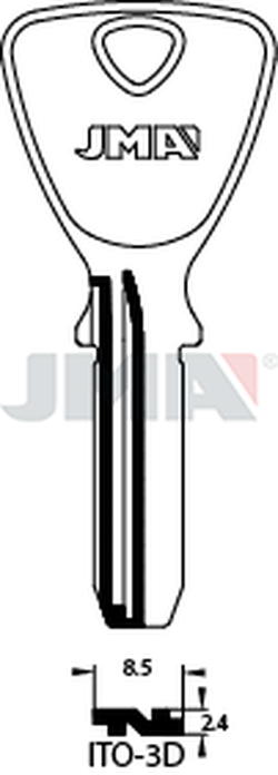 JMA ITO-3D Specijalan ključ (Silca IO2R)