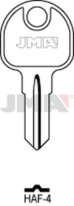 JMA HAF-4 Cilindričan ključ (Silca HF73R / Errebi HAF4)